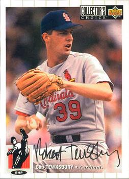 1994 Collector's Choice - Silver Signature #468 Bob Tewksbury Front