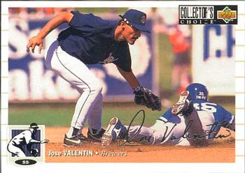 1994 Collector's Choice - Silver Signature #477 Jose Valentin Front