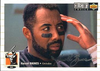 1994 Collector's Choice - Silver Signature #478 Harold Baines Front