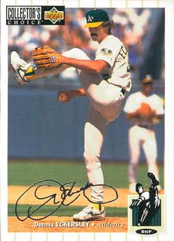 1994 Collector's Choice - Silver Signature #495 Dennis Eckersley Front