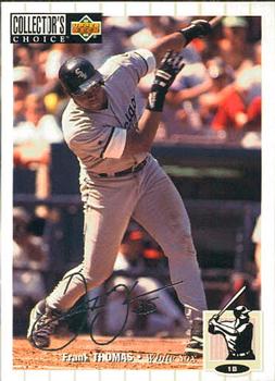 1994 Collector's Choice - Silver Signature #500 Frank Thomas Front