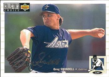 1994 Collector's Choice - Silver Signature #526 Greg Swindell Front