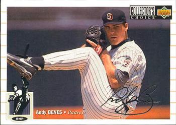 1994 Collector's Choice - Silver Signature #570 Andy Benes Front