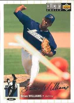 1994 Collector's Choice - Silver Signature #594 Brian Williams Front