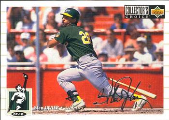 1994 Collector's Choice - Silver Signature #598 Stan Javier Front