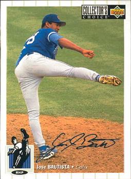 1994 Collector's Choice - Silver Signature #623 Jose Bautista Front