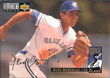 1994 Collector's Choice - Silver Signature #8 Alex Gonzalez Front