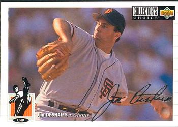 1994 Collector's Choice - Silver Signature #91 Jim Deshaies Front