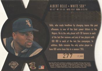 1997 SPx - Bound for Glory #8 Albert Belle Back