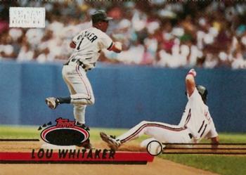 1993 Stadium Club - First Day Production #135 Lou Whitaker Front