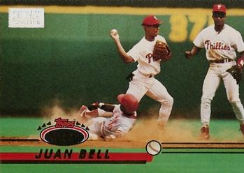 1993 Stadium Club - First Day Production #157 Juan Bell Front