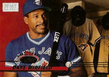 1993 Stadium Club - First Day Production #206 Dave Winfield Front