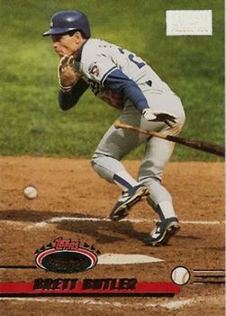 1993 Stadium Club - First Day Production #216 Brett Butler Front