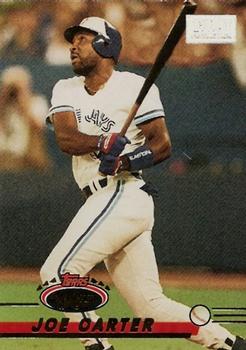 1993 Stadium Club - First Day Production #279 Joe Carter Front