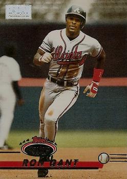 1993 Stadium Club - First Day Production #28 Ron Gant Front