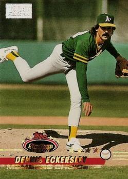 1993 Stadium Club - First Day Production #291 Dennis Eckersley Front