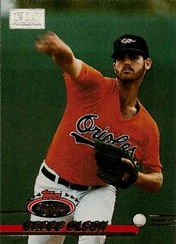 1993 Stadium Club - First Day Production #418 Gregg Olson Front
