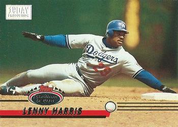 1993 Stadium Club - First Day Production #98 Lenny Harris Front