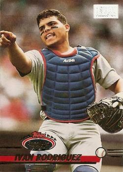 1993 Stadium Club - First Day Production #524 Ivan Rodriguez Front