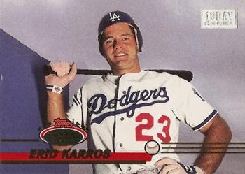 1993 Stadium Club - First Day Production #528 Eric Karros Front