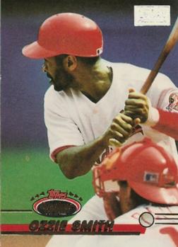 1993 Stadium Club - First Day Production #548 Ozzie Smith Front