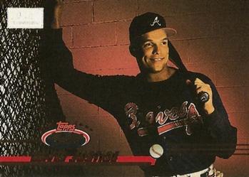 1993 Stadium Club - First Day Production #660 David Justice Front