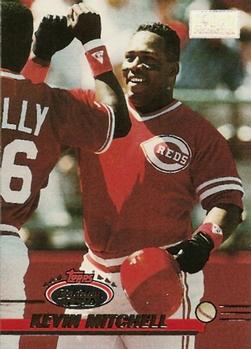 1993 Stadium Club - First Day Production #694 Kevin Mitchell Front