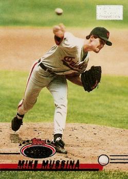1993 Stadium Club - First Day Production #77 Mike Mussina Front