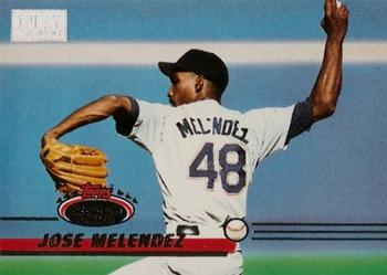 1993 Stadium Club - First Day Production #87 Jose Melendez Front
