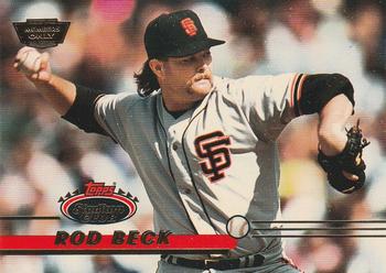 1993 Stadium Club - Members Only #81 Rod Beck Front