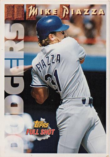 1993 Bowman - Topps Full Shot #6 Mike Piazza Front