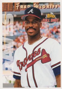 1993 Bowman - Topps Full Shot #21 Fred McGriff Front