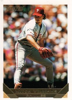 1993 Topps - Gold #235 Mitch Williams Front