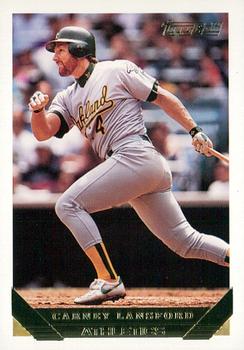 1993 Topps - Gold #127 Carney Lansford Front