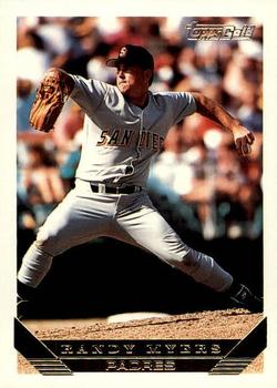 1993 Topps - Gold #302 Randy Myers Front