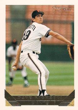 1993 Topps - Gold #310 Dave Righetti Front