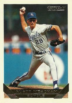 1993 Topps - Gold #321 Rusty Meacham Front