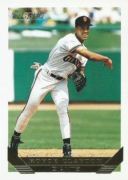 1993 Topps - Gold #542 Royce Clayton Front