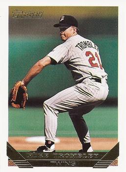 1993 Topps - Gold #588 Mike Trombley Front