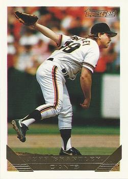 1993 Topps - Gold #631 Jeff Brantley Front