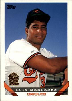 1993 Topps - Inaugural Marlins #446 Luis Mercedes Front
