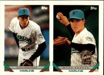 1993 Topps - Inaugural Marlins #558 Ryan Whitman / Mark Skeels Front