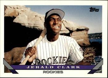 1993 Topps - Inaugural Marlins #565 Jerald Clark Front