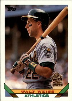 1993 Topps - Inaugural Marlins #580 Walt Weiss Front