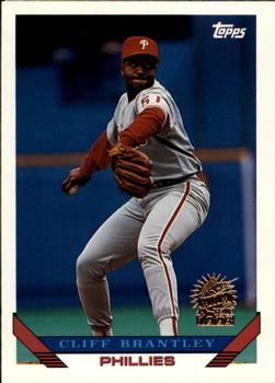1993 Topps - Inaugural Marlins #773 Cliff Brantley Front
