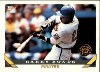1993 Topps - Inaugural Rockies #2 Barry Bonds Front