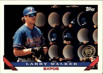 1993 Topps - Inaugural Rockies #95 Larry Walker Front