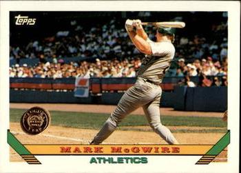 1993 Topps - Inaugural Rockies #100 Mark McGwire Front