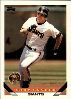 1993 Topps - Inaugural Rockies #254 Cory Snyder Front