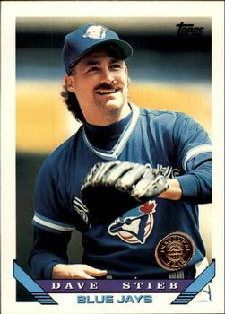 1993 Topps - Inaugural Rockies #295 Dave Stieb Front